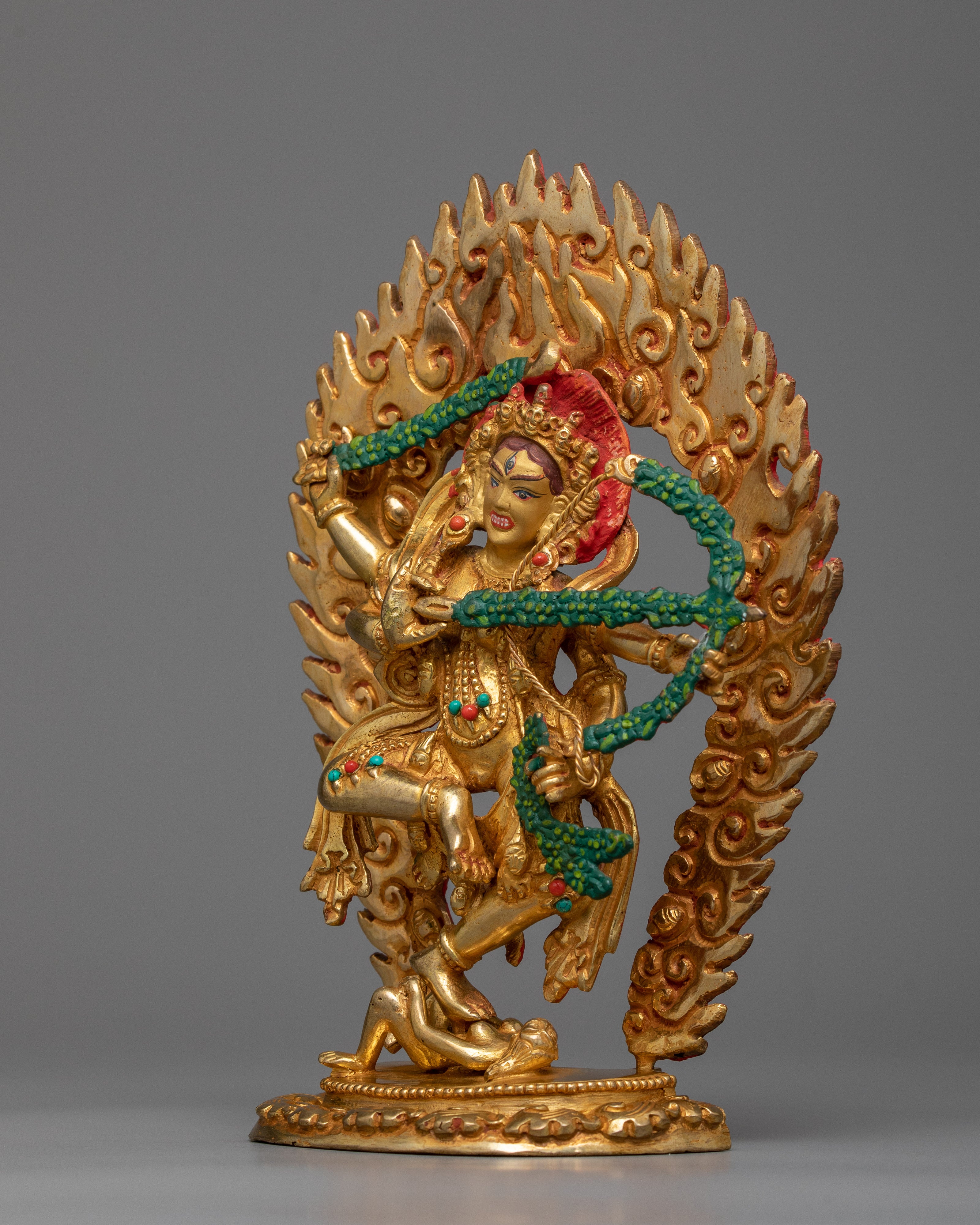 kurukulla-copper sculpture