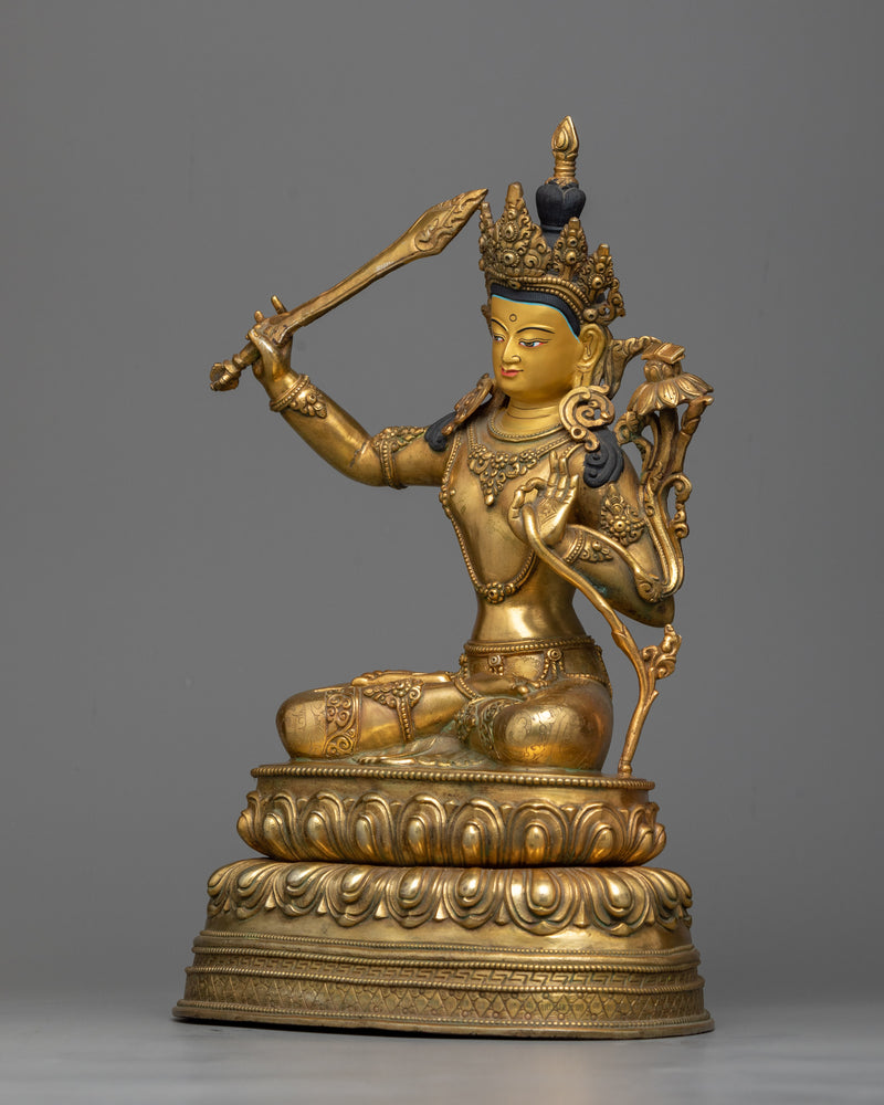 bodhisattva-manjushri-statue-for shrine