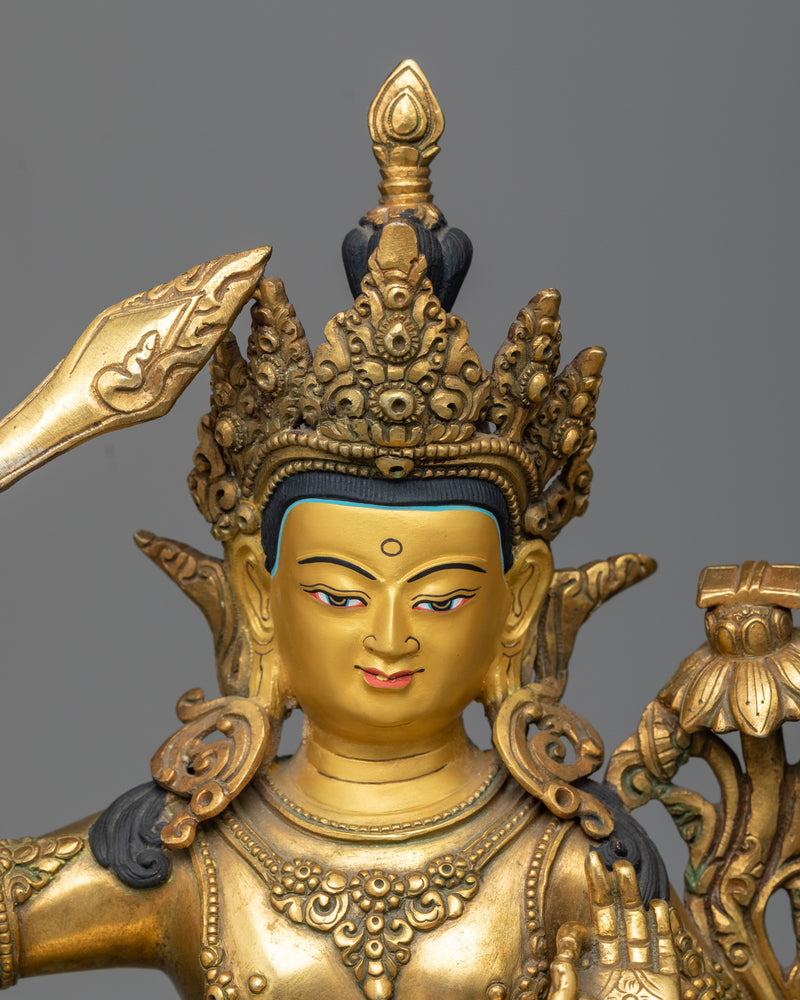 bodhisattva-manjushri-statue-for shrine