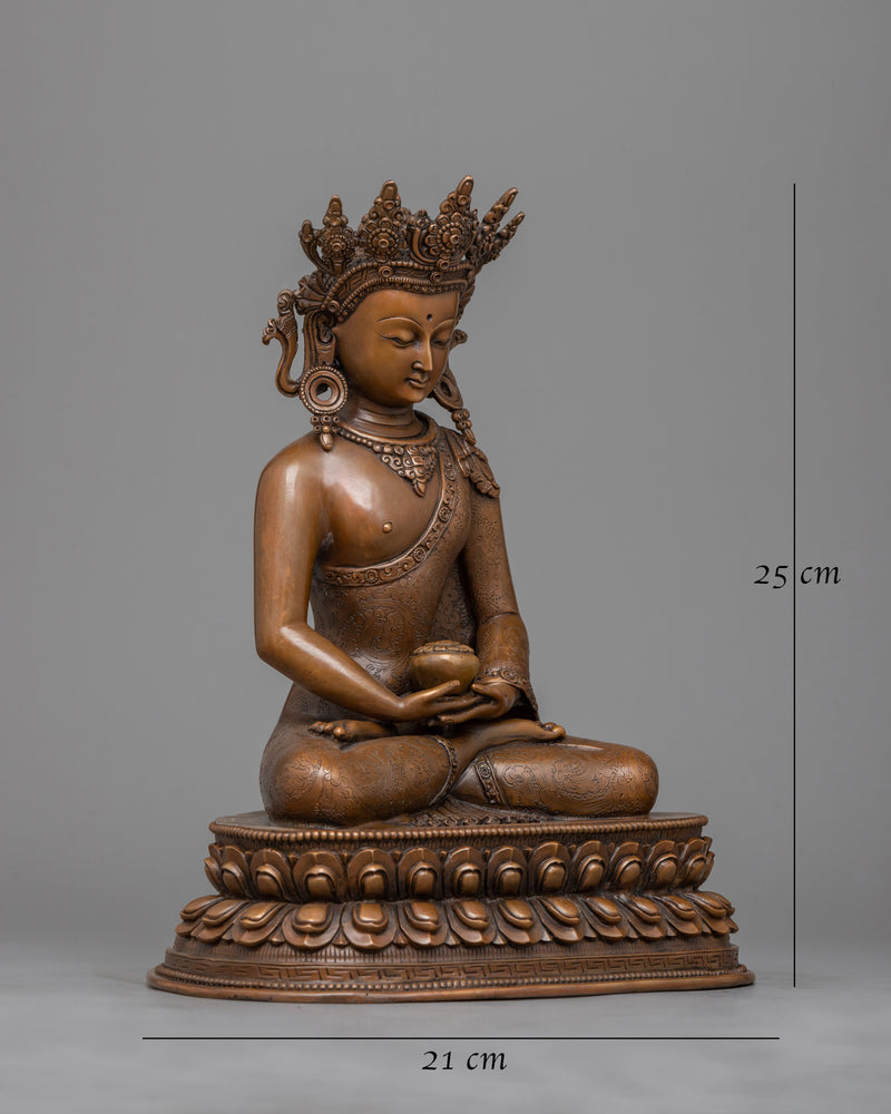 Crown buddha amitabha 