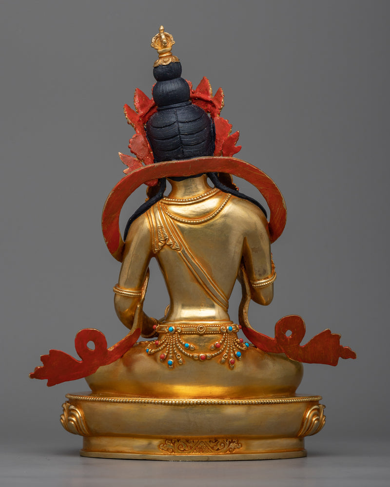 Buddha Vajrasattva Statue | 24K Gold Gilded Symbol of Purification