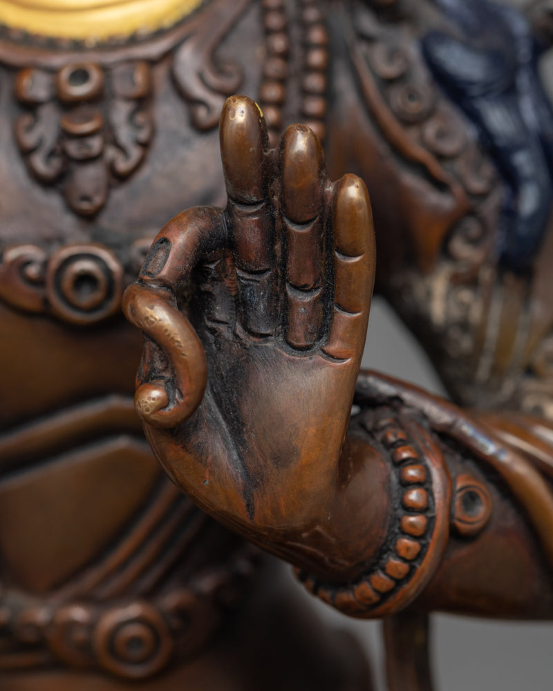 23cm Manjushri Statue | Representation of Wisdom and Insight