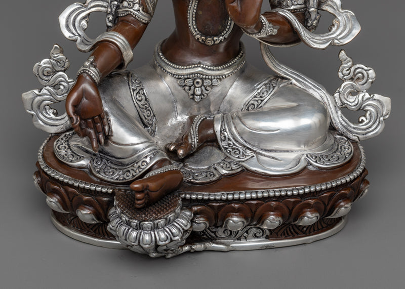 Bodhisattva Green Tara Sculpture | Symbol of Active Compassion