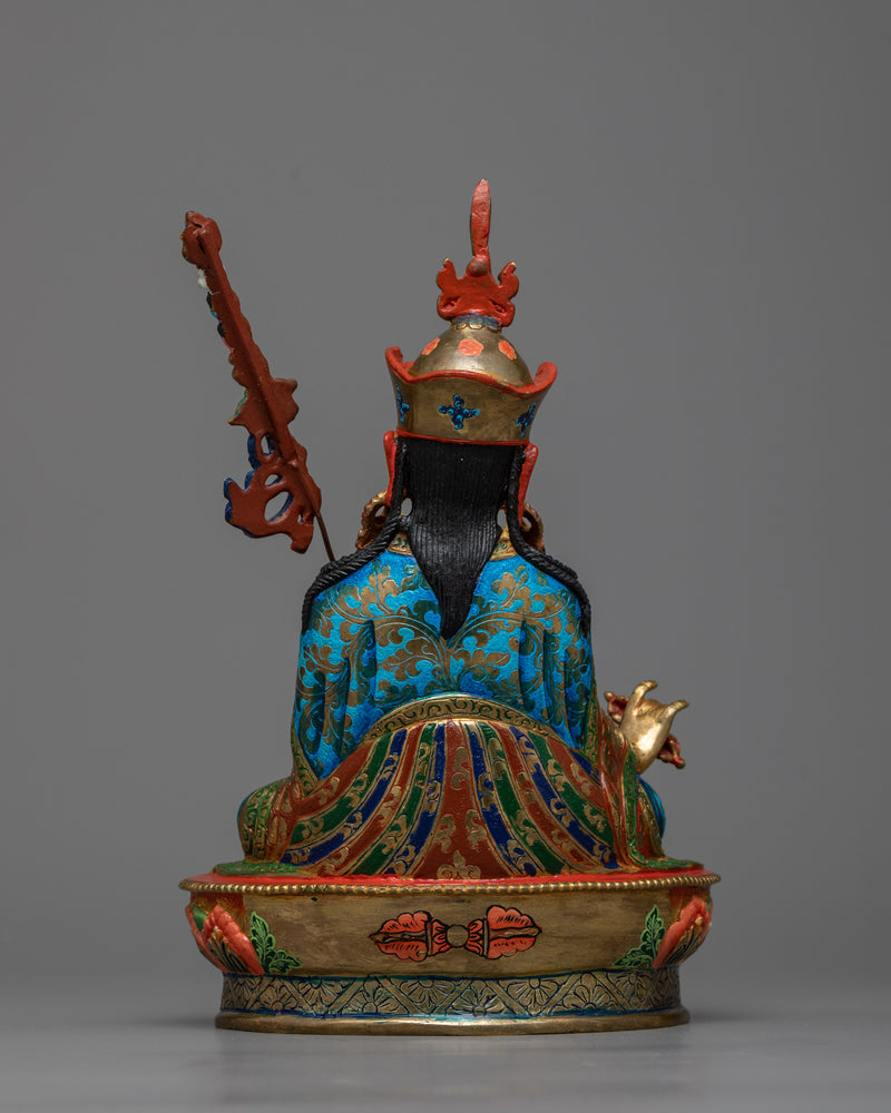 Padmasambhava Buddha Statue | 24K Gold Gilded Emblem of Tantric Mastery