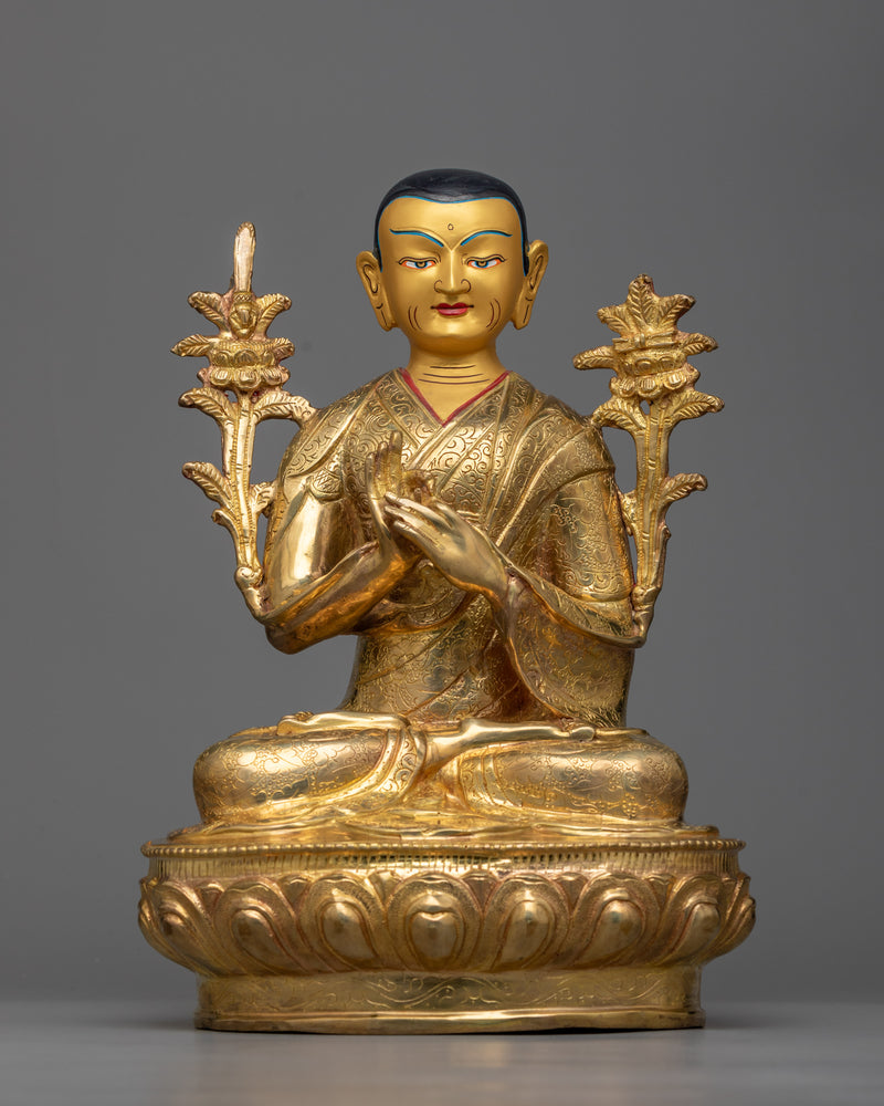 Tsongkhapa with Disciples Statue | Tribute to the Gelugpa Lineage