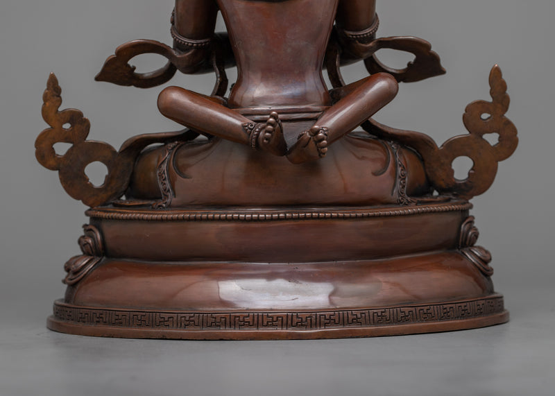 Vajradhara in Union Sculpture | Icon of Primordial Buddhahood