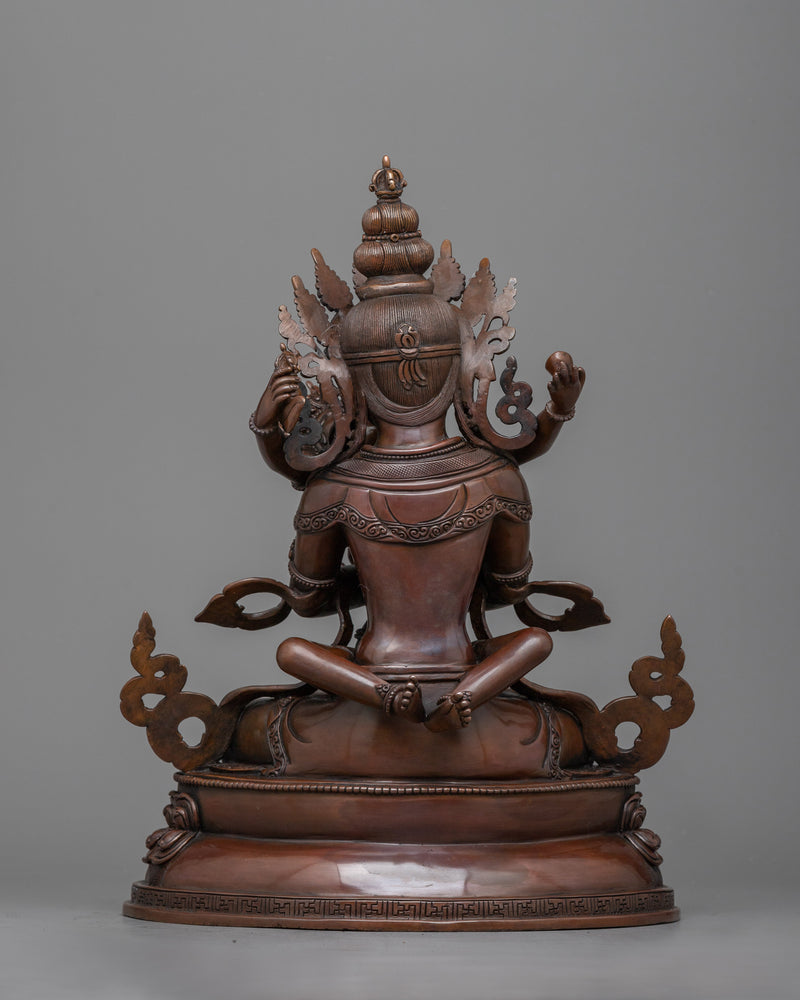 Vajradhara in Union Sculpture | Icon of Primordial Buddhahood