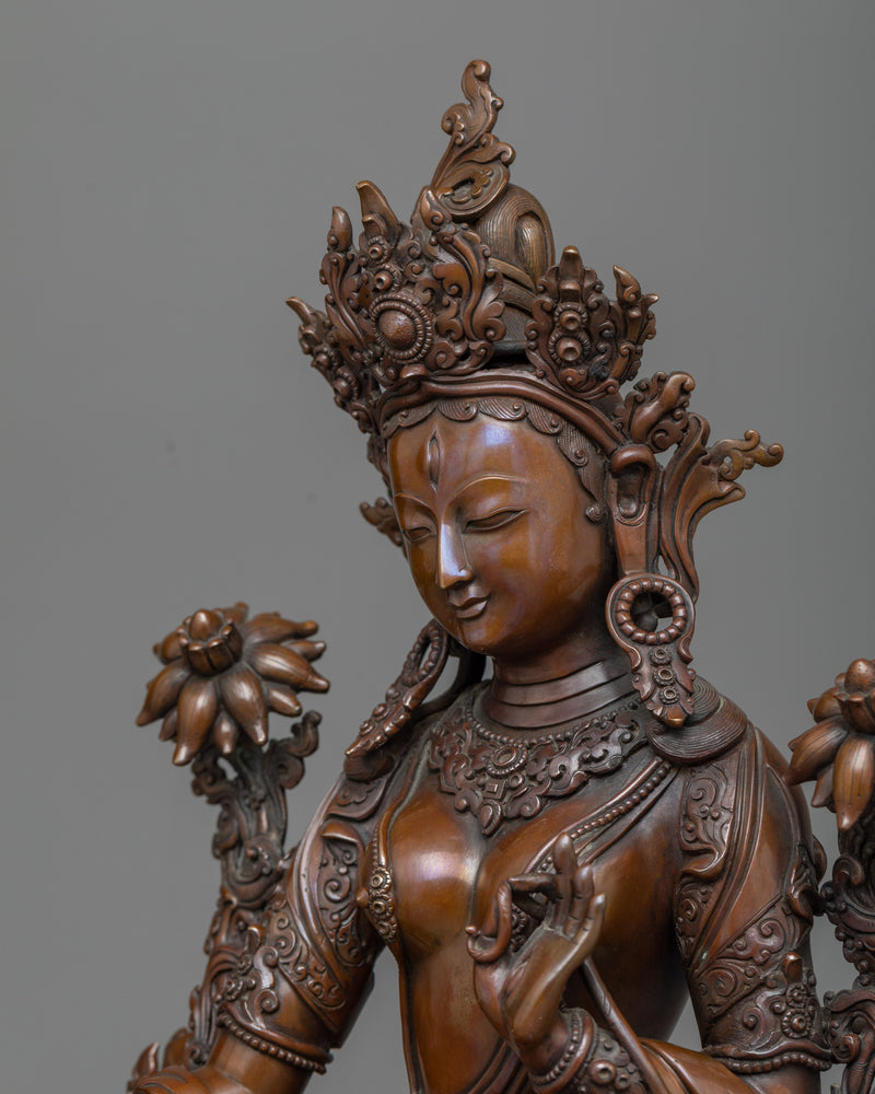 Saptalochana White Tara | Enlightened Beauty | Scared Buddhist Art