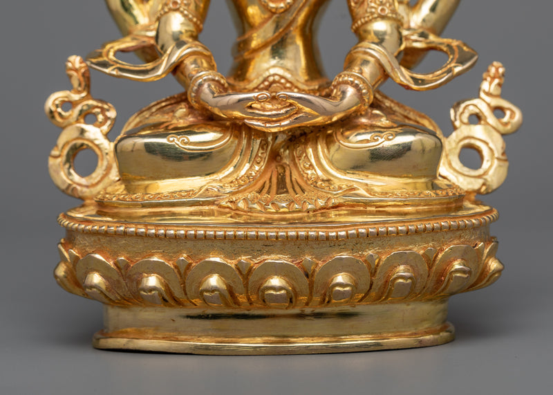 Prajna Paramita Gilt Statue | Personification of Transcendent Wisdom