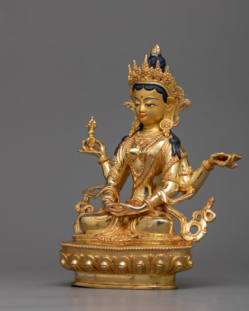 prajna-paramita-gilt statue