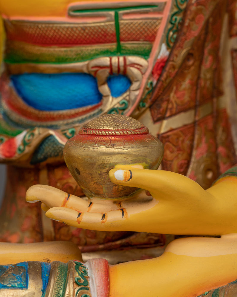 Shakyamuni Buddha Colorful Sculpture | Radiant Beacon of Inner Peace