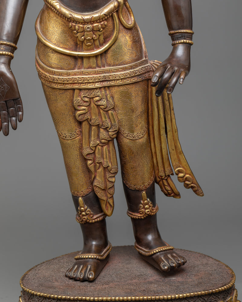 Majestic Standing Chenrezig Statue | Symbol of Compassion