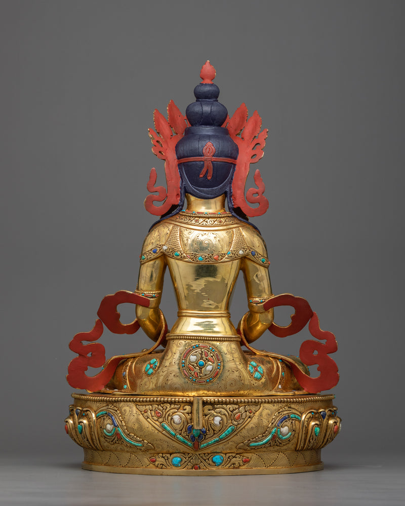 Amitayus Long Life Bodhisattva | Longevity Blessings From Red Buddha