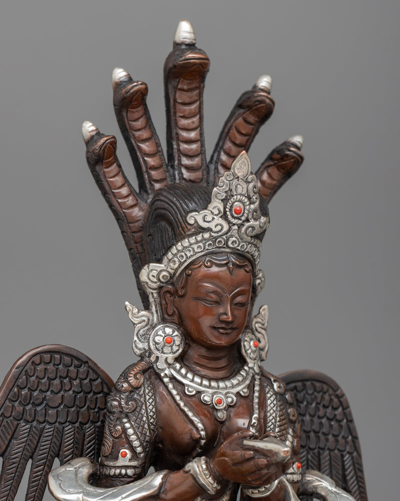 Enchanting Nag Kanya Sculpture | A Serpentine Grace