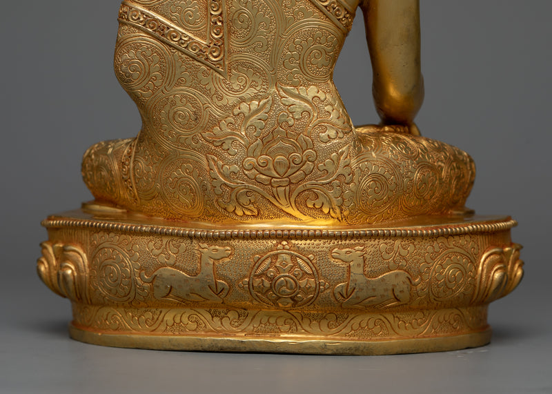 Crown Buddha Shakyamuni Statue | Experience the Majesty of Enlightenment