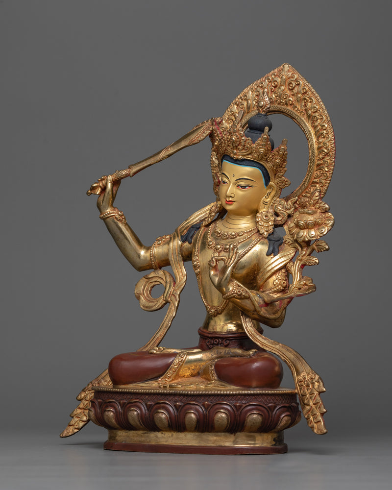 wisdom-buddha-manjushri-sculpture