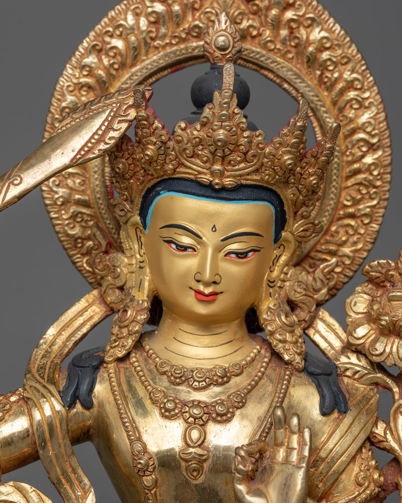 wisdom-buddha-manjushri-sculpture
