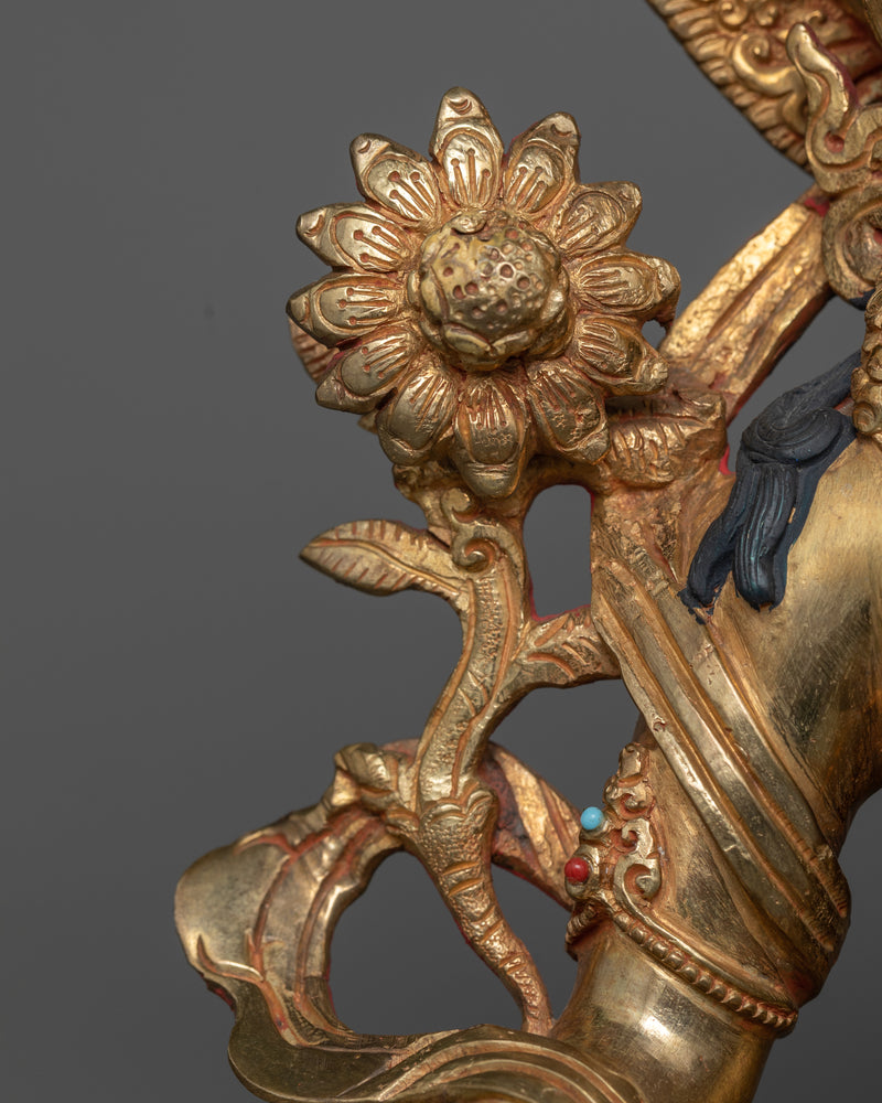 Green Tara Buddhist Goddess Statue | A Radiant Beacon of Serenity and Grace