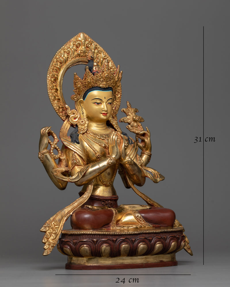 Buddha Chenrezig Statue | Timeless Fusion of Harmony and Radiance