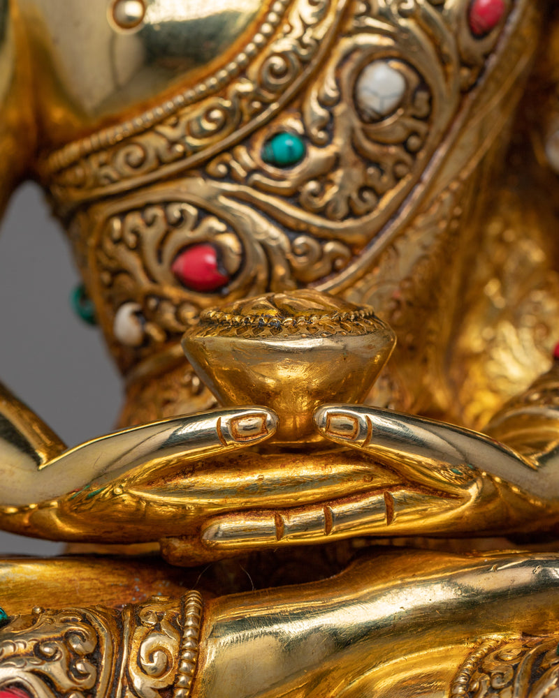 Triad of Enlightenment: Shakyamuni, Medicine, Amitabha Buddha Set | Three Buddha Sculpture Set