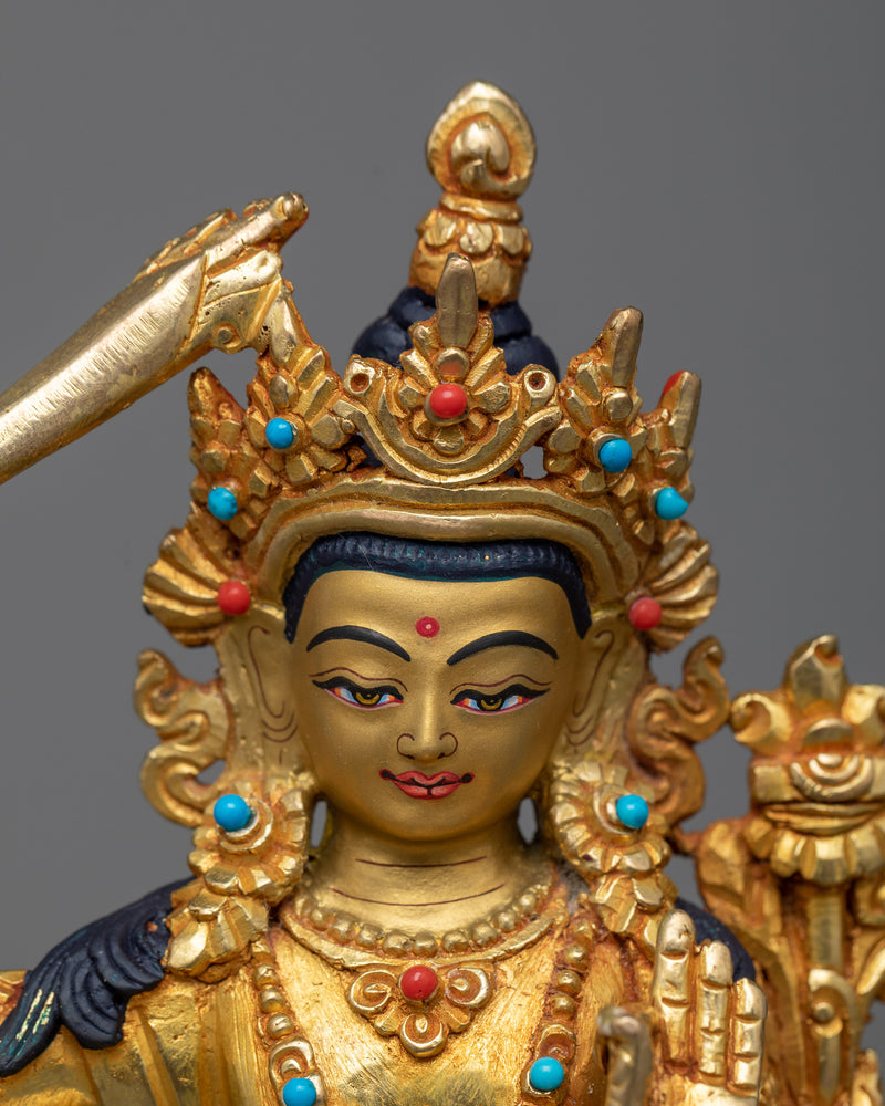 manjushri-wisdom-bodhisattva-sculpture