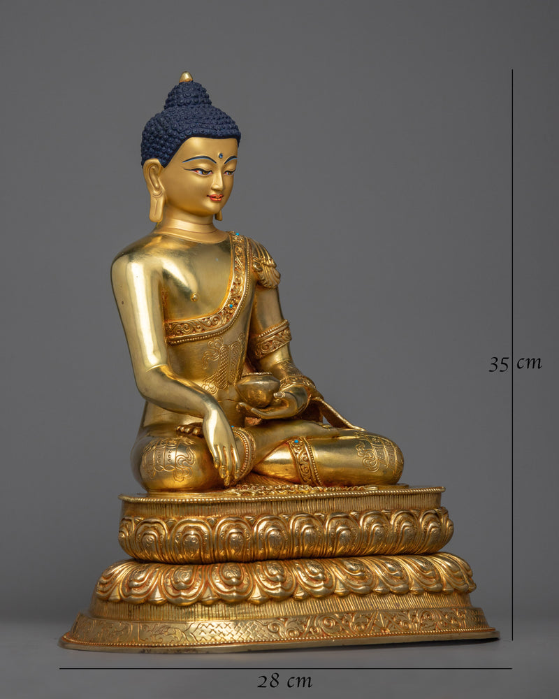 shakyamuni-buddha-golden sculpture