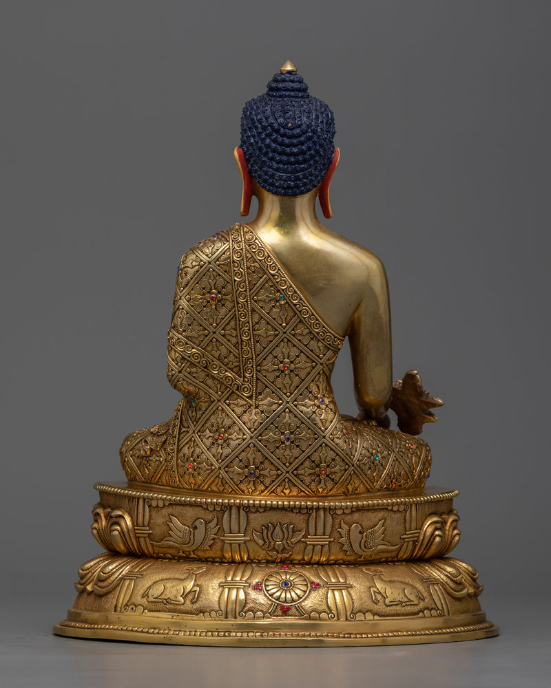 Healing Light Bhaisajya Guru Buddha Statue | Beacon of Spiritual Health and Wellness