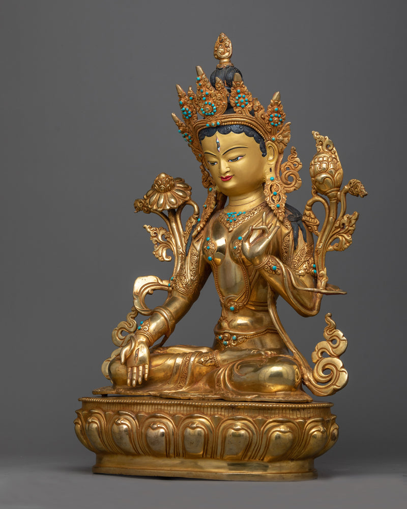 white-tara-bodhisattva-sculpture