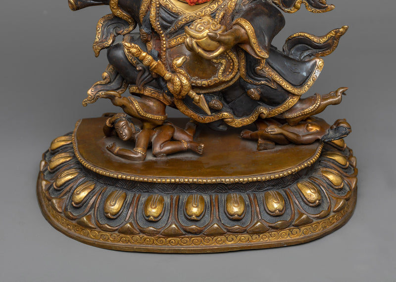 Bernagchen Mahakala Statue | Fierce Protector of the Dharma