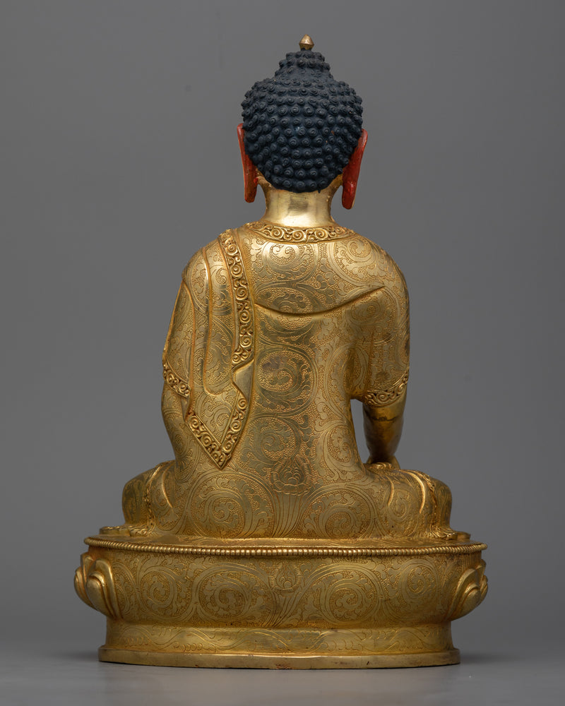 Sangay Shakyamuni Statue | Beacon of Enlightenment - 24K Gold Gilded Statue