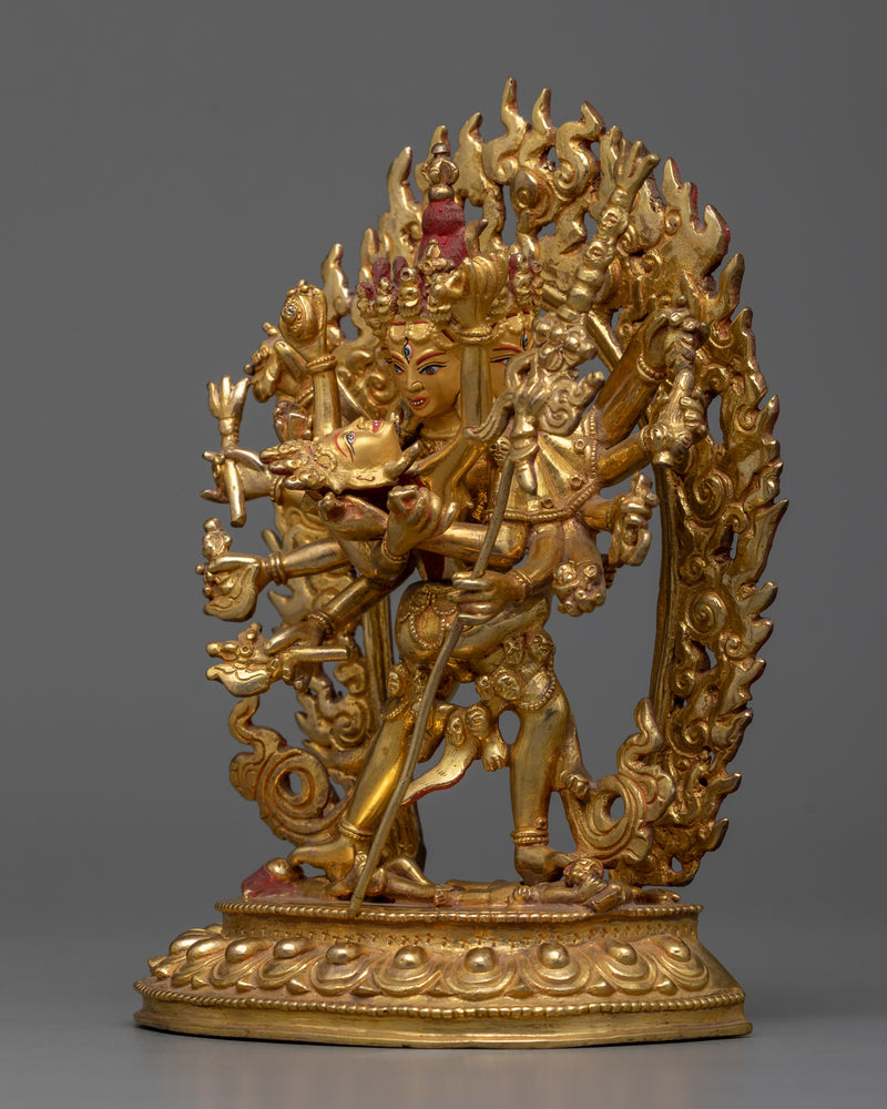 12-armed-chakrasambhara-statue