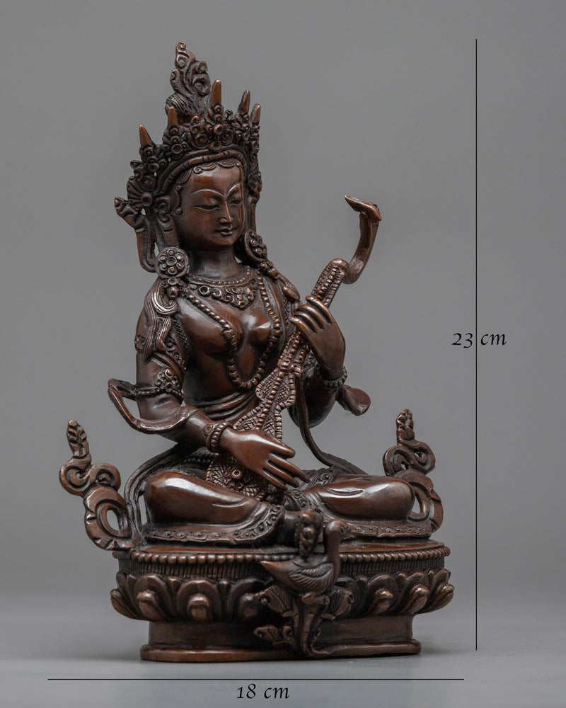 devi saraswati statue