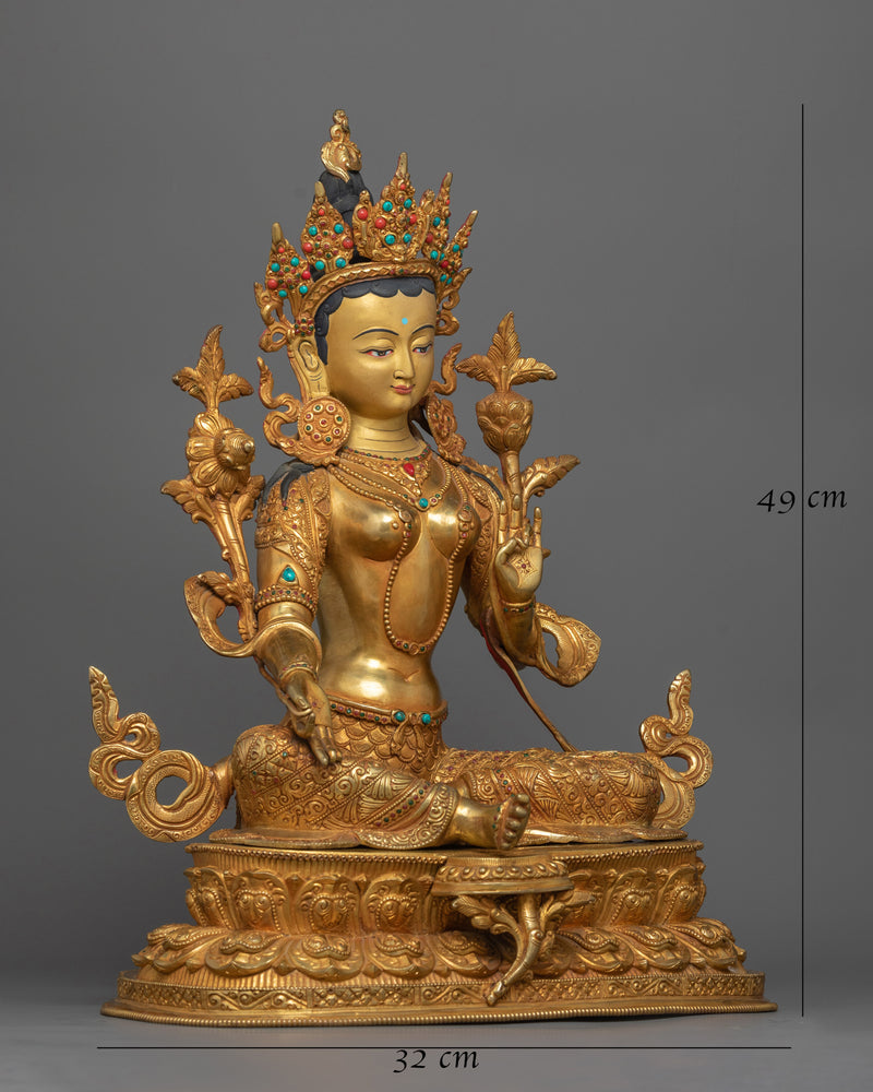 green-tara-bodhisattva-sculpture