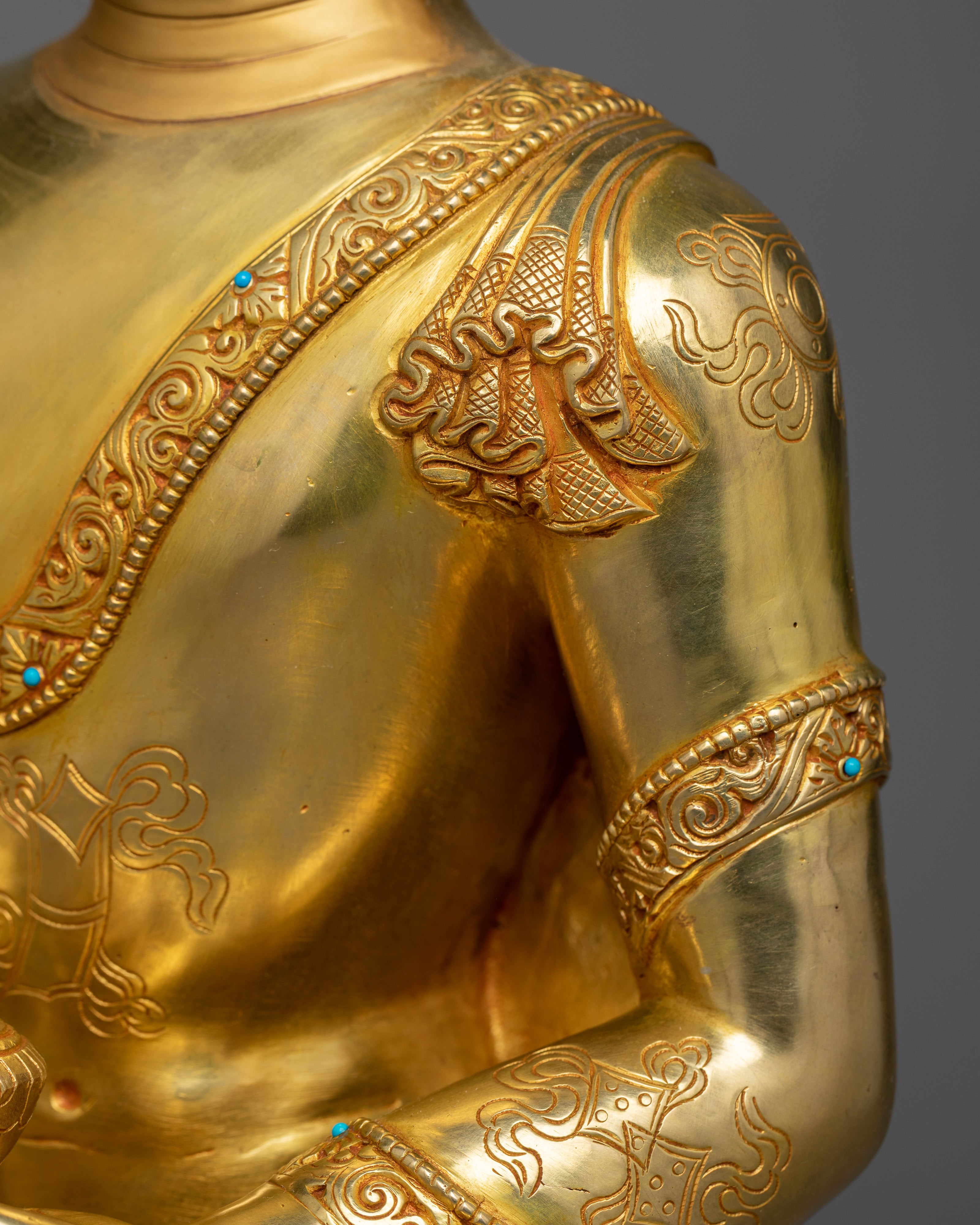 Siddhartha Gautama Buddha: The Enlightened One | 24K Gold Gilded Statue