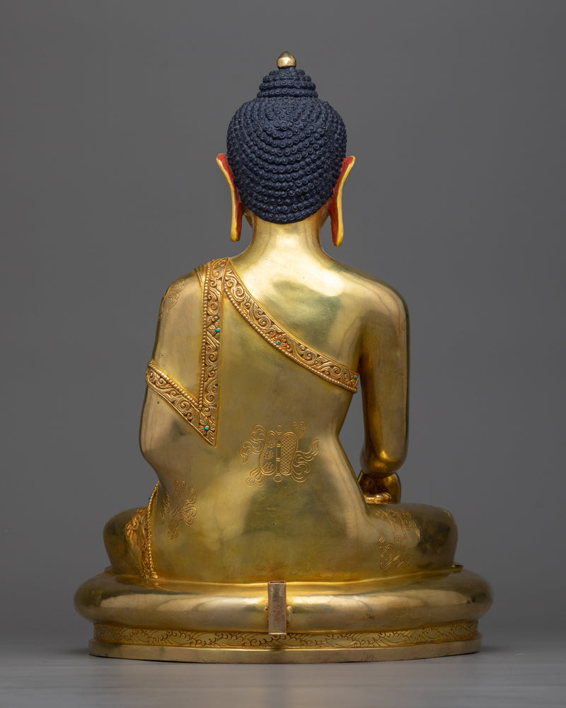 Siddhartha Gautama Buddha: The Enlightened One | 24K Gold Gilded Statue