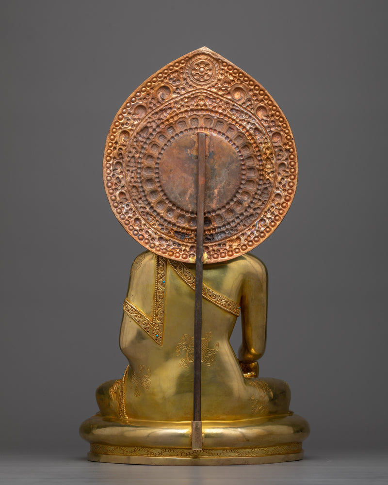 Siddhartha Gautama Buddha: The Enlightened One | 24K Gold Gilded Statue