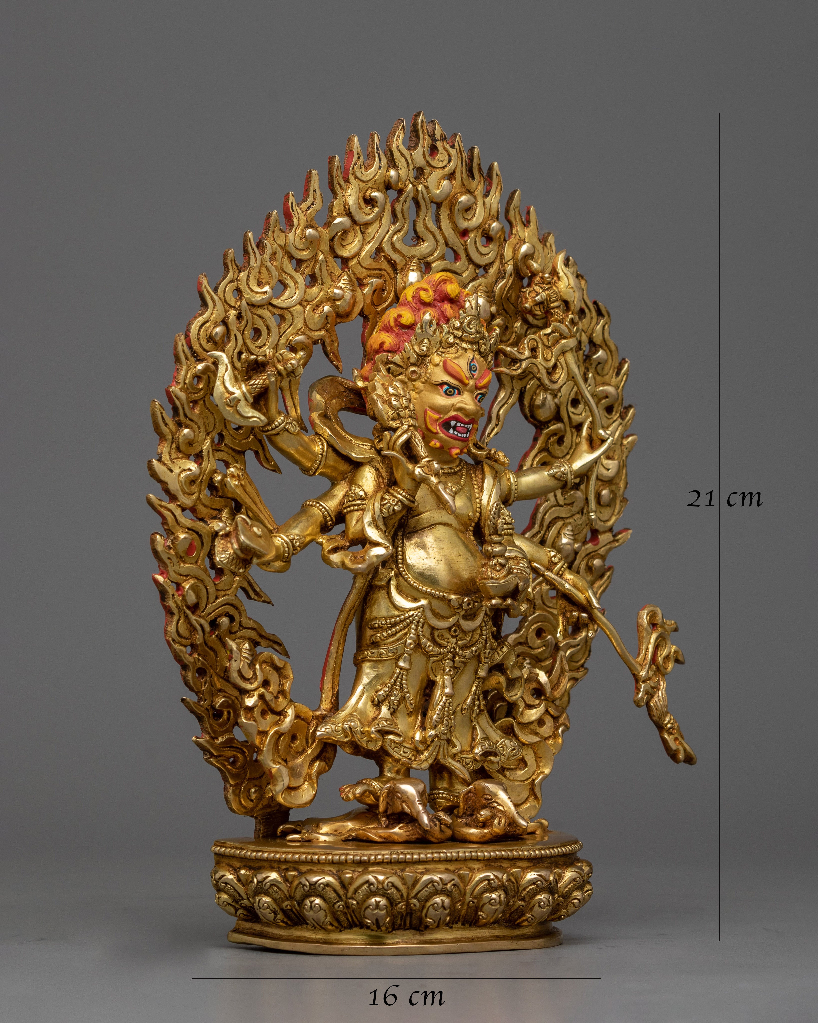 White Mahakala Statue | Unveil the Essence of Protection
