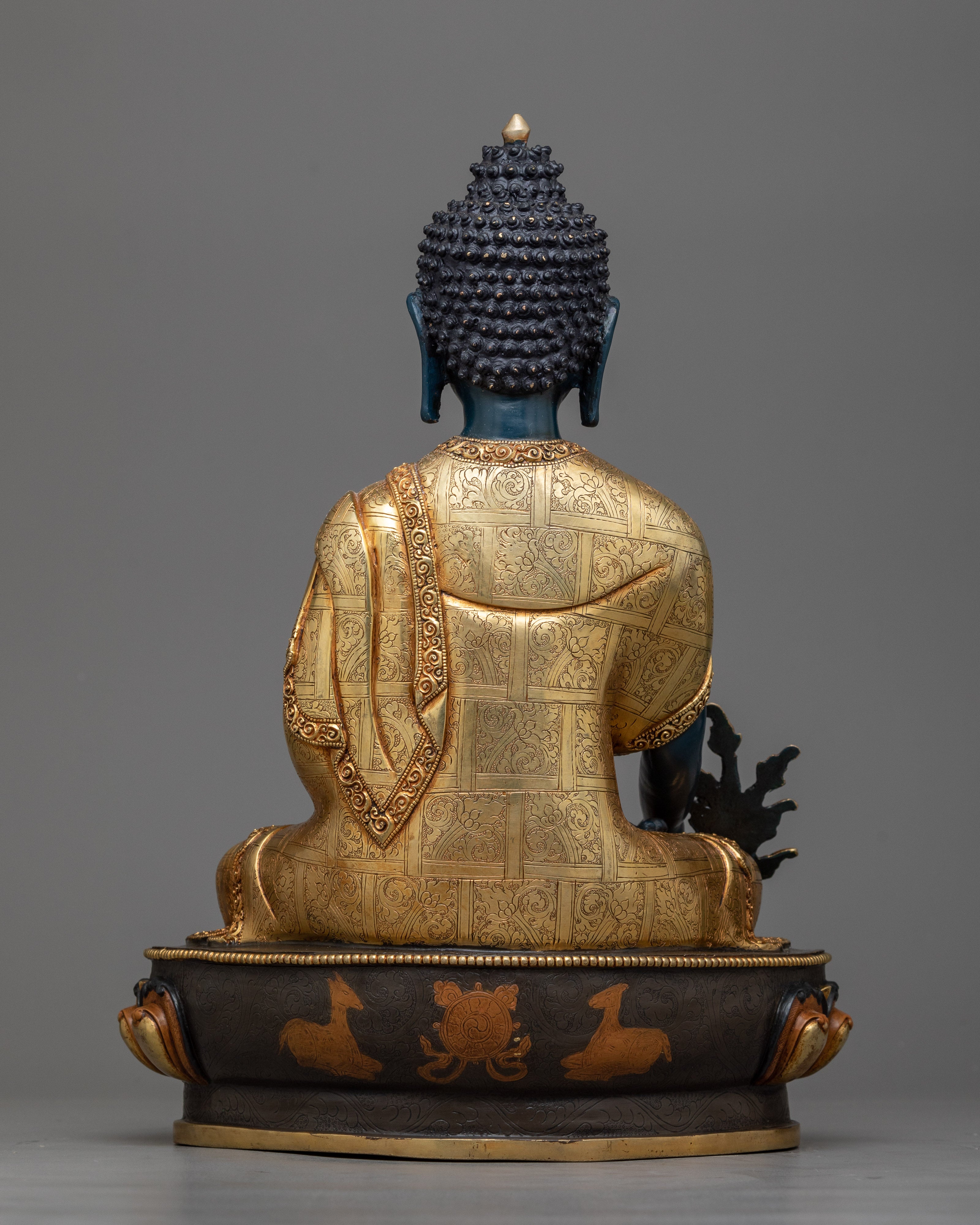 Blue Medicine Buddha Statuette | The Healer of Suffering