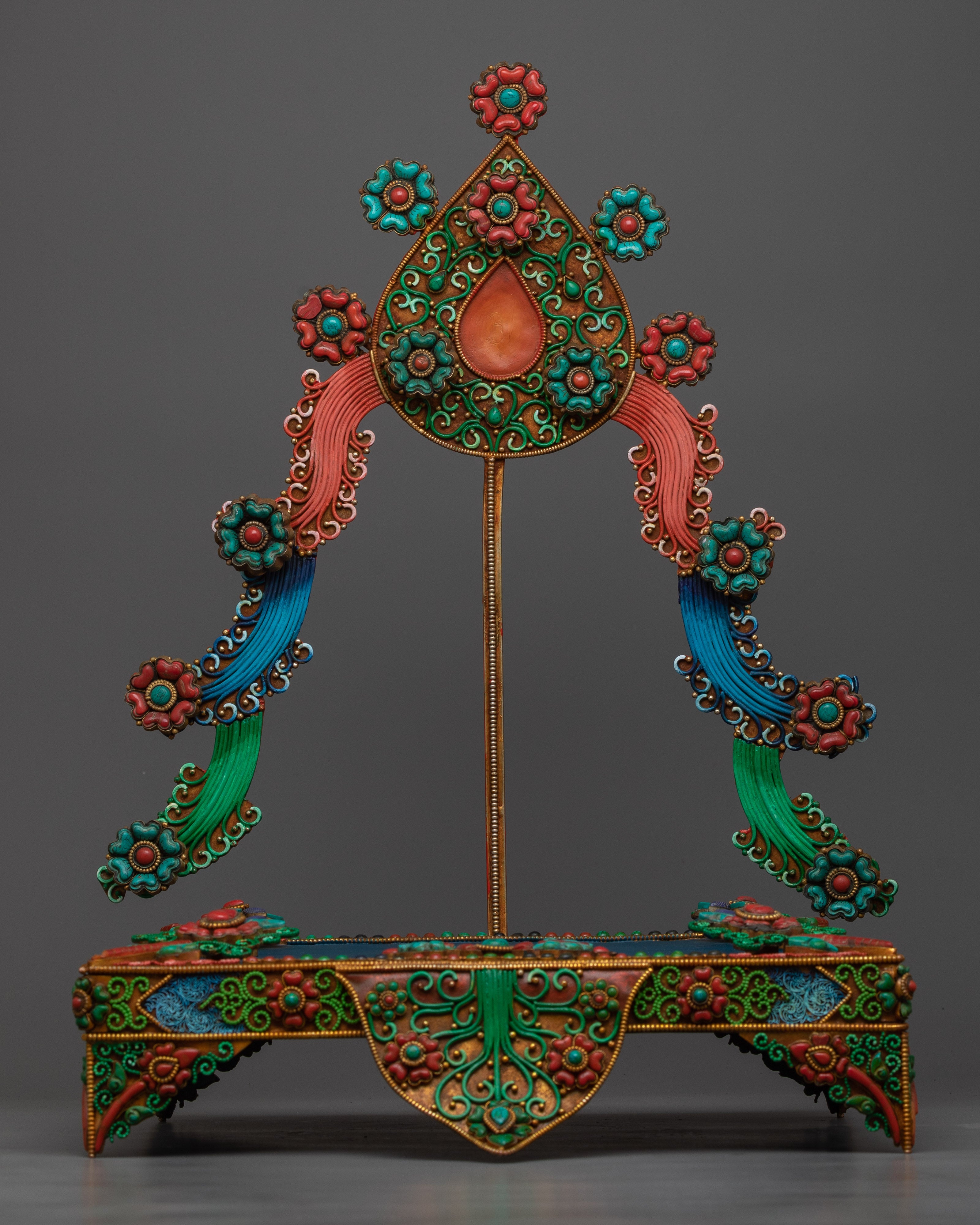 Blue Medicine Buddha: The Healing Master | Exquisite Bhaisajyaguru on Throne Statue
