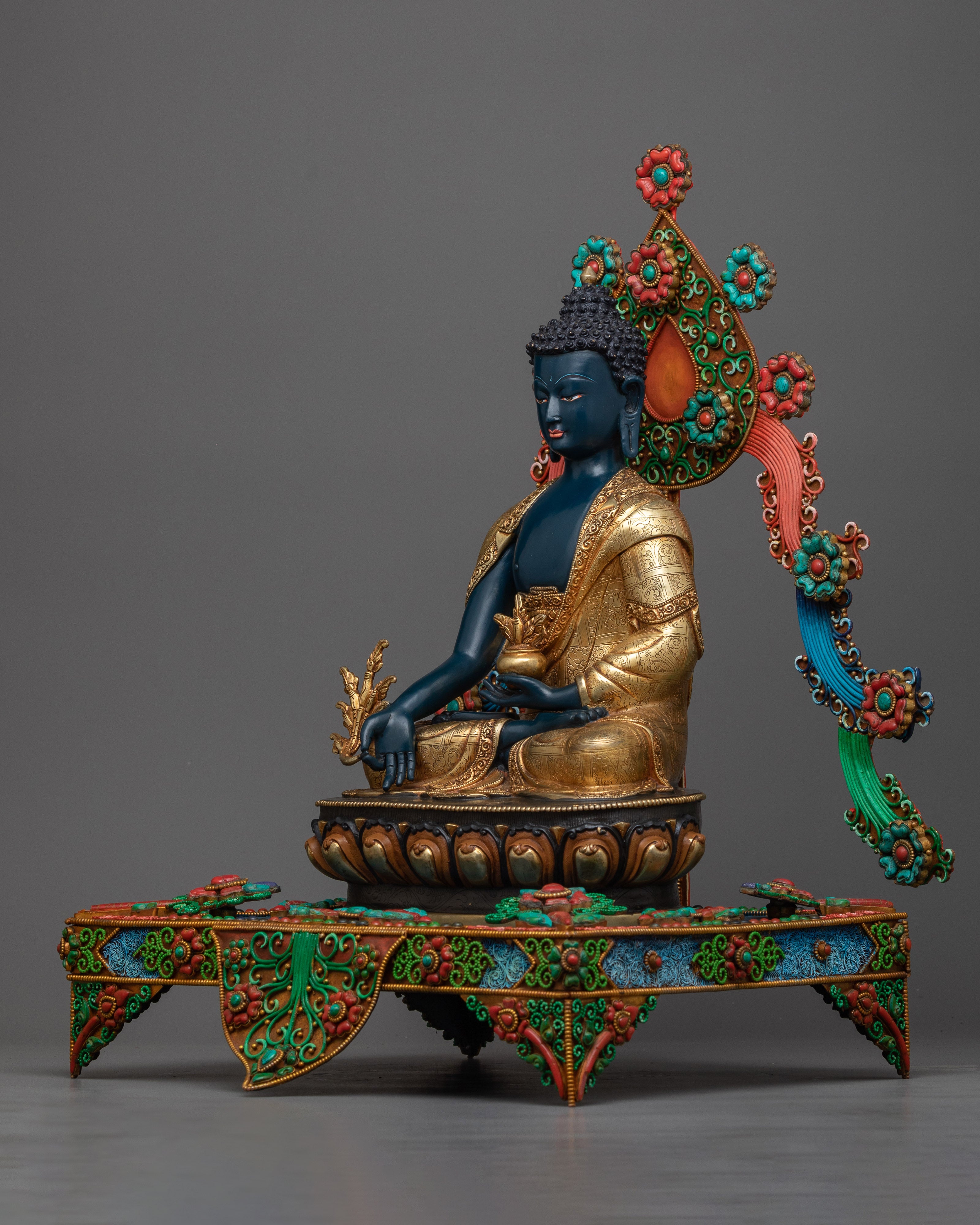 blue-medicine-buddha-on throne