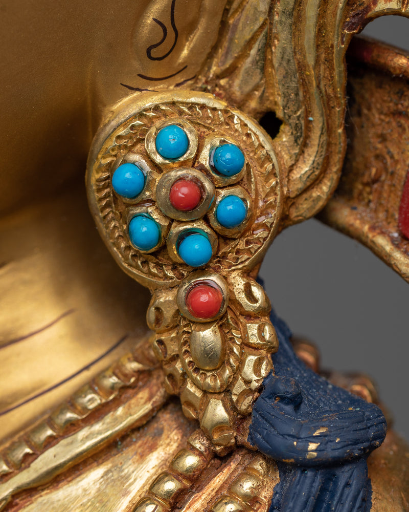 Vajrasatva Sculpture | The Diamond-Hearted Bodhisattva