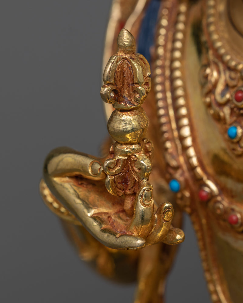 Vajrasatva Sculpture | The Diamond-Hearted Bodhisattva