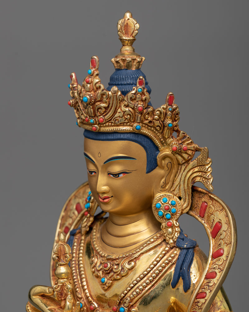 Vajrasatva Sculpture | The Diamond-Hearted Bodhisattva