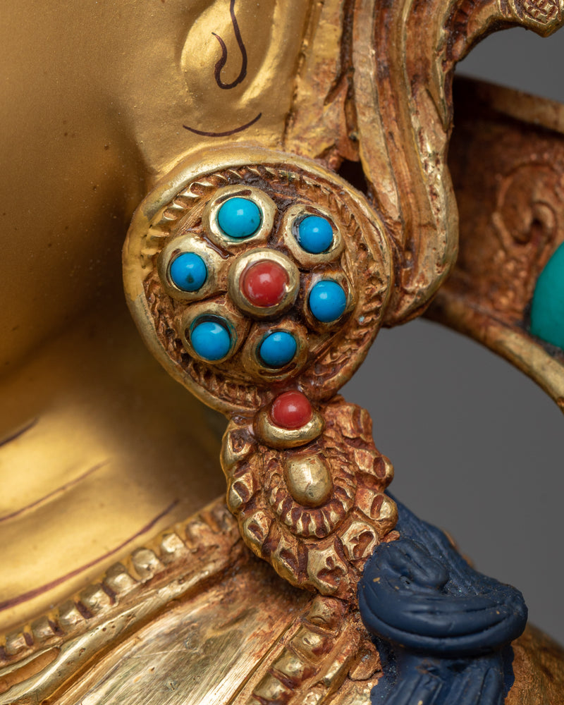 Green Tara Copper Gilt Sculpture | The Compassionate Liberator