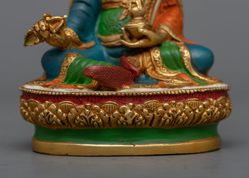 Miniature Guru Rinpoche Statue | The Precious Tantric Master