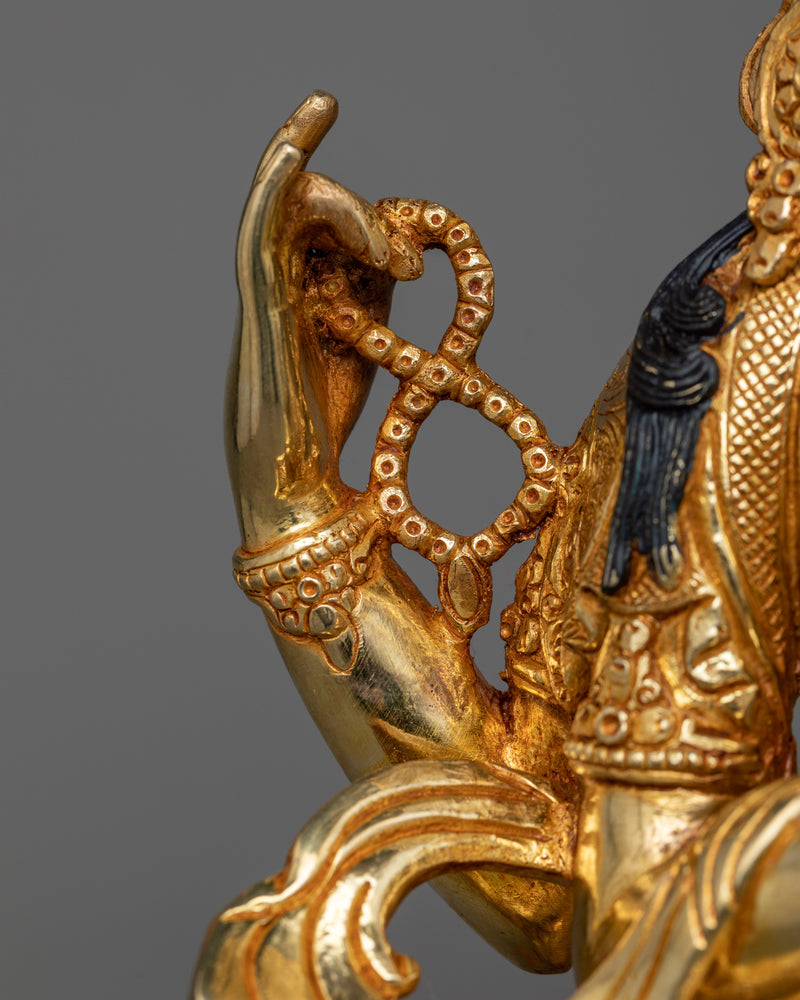 Chenrezig: The Bodhisattva of Compassion | 24K Gold Gilded Statue