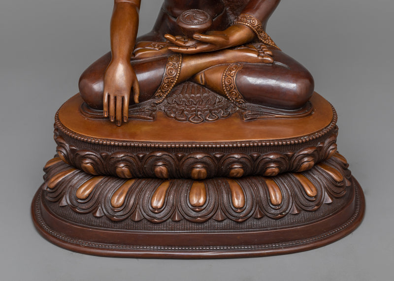 Statue Set of Three Buddhas | The Triad of Enlightenment and Healing