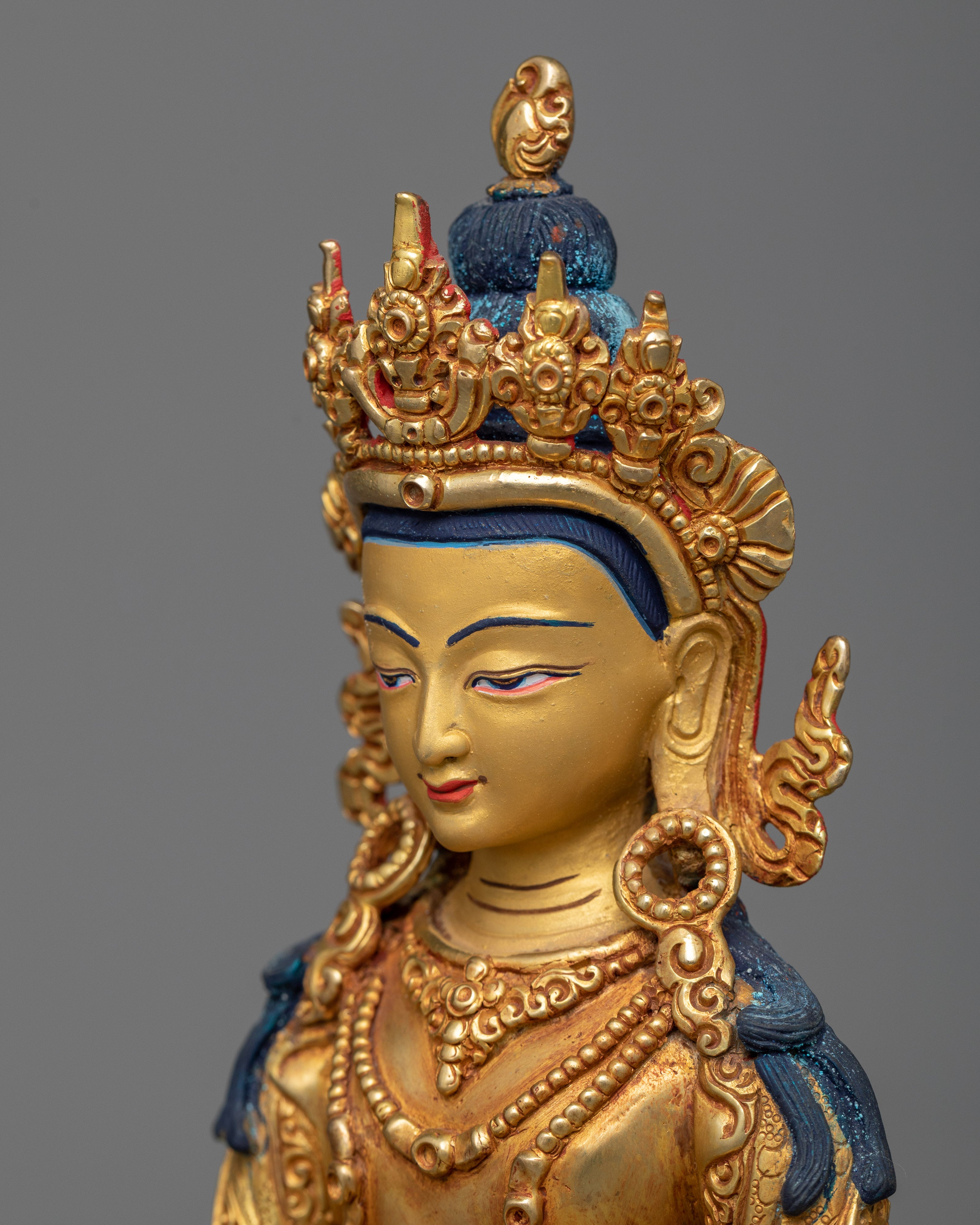 Bodhisattva Amitayus Sculpture | The Embodiment of Limitless Life