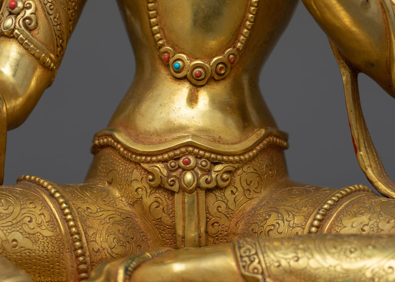 Sculpture of Green Tara | The Embodiment of Active Compassion