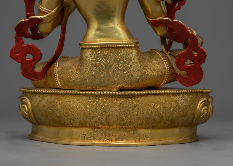 Sculpture of Green Tara | The Embodiment of Active Compassion